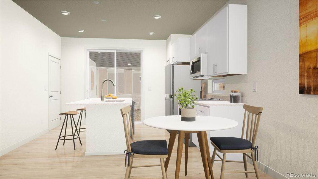 Furnished interior view inside a new home in , Bennett (Image 7).