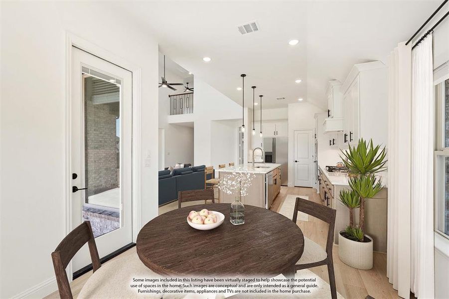 Furnished interior view inside a new home in Willow Wood, McKinney (Image 11).