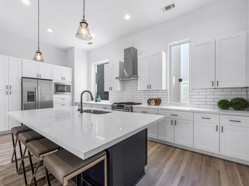 Furnished interior view inside a new home in Allura At Val Verde, Houston (Image 23).