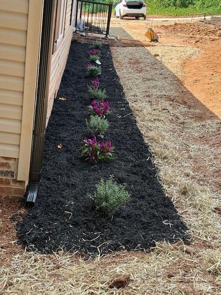 Exterior details and patio area of a home in , Mooresville (Image 3). Exterior details and patio area of a home in , Mooresville (Image 3).