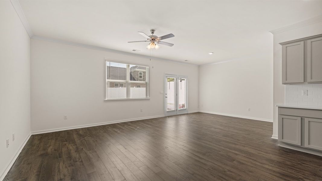 Spacious, unfurnished interior of a new home in Independence Villas and Townhomes, Loganville (Image 16). Spacious, unfurnished interior of a new home in Independence Villas and Townhomes, Loganville (Image 16).