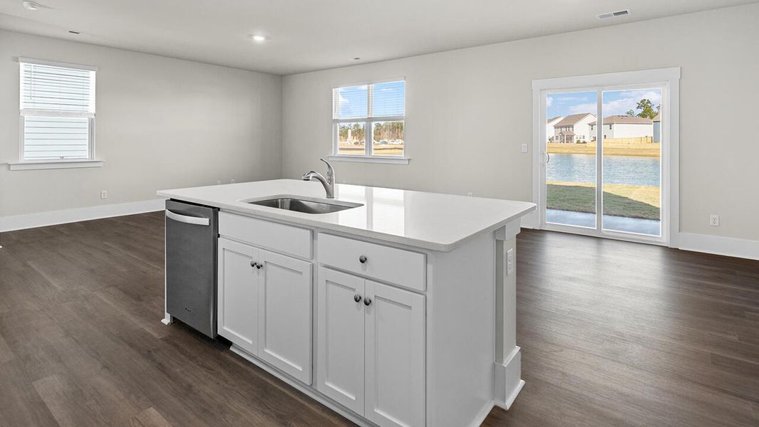 Furnished interior view inside a new home in The Haven at Indigo Preserve, Leland (Image 9).