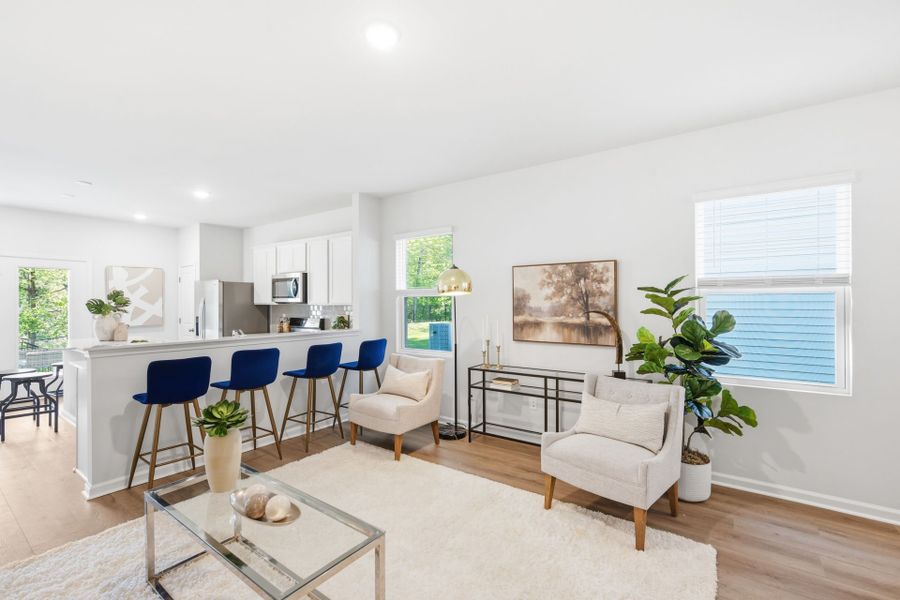 Furnished interior view inside a new home in Grand Arbor, Blythewood (Image 12).