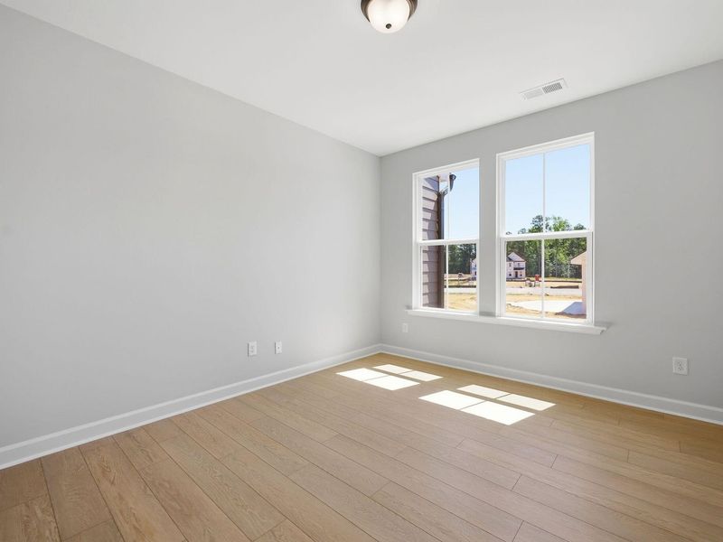 Spacious, unfurnished interior of a new home in Forestville Yard Townhomes, Knightdale (Image 16). Spacious, unfurnished interior of a new home in Forestville Yard Townhomes, Knightdale (Image 16).