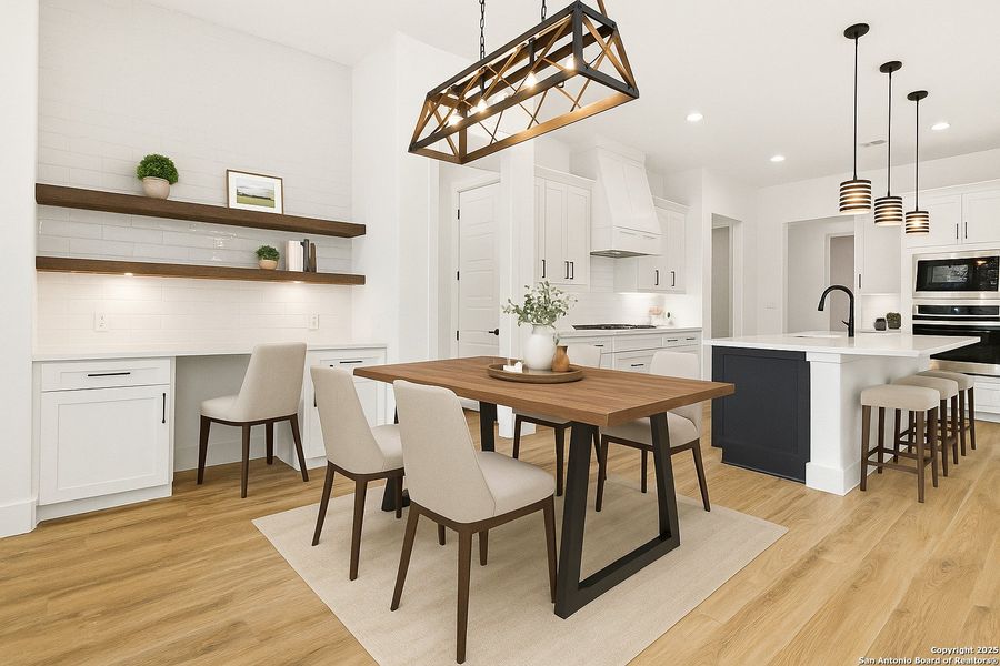 Furnished interior view inside a new home in , Spring Branch (Image 16).