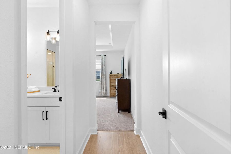 Furnished interior view inside a new home in TrailMark, St. Augustine (Image 11).