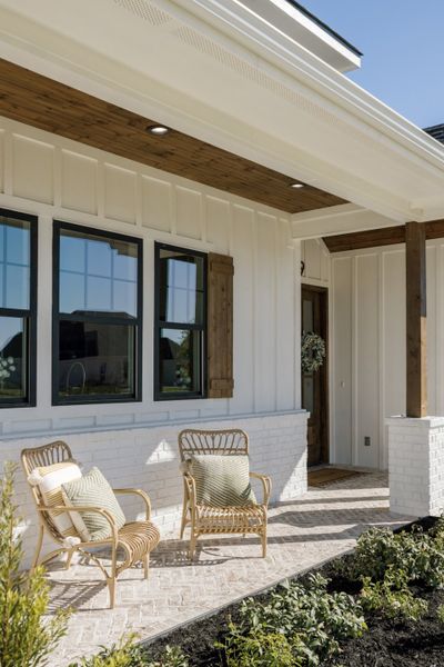 Representative exterior details of a home built from the The Hadleigh by Reece Homes in Harvest Meadows, Bryan (Image 3).