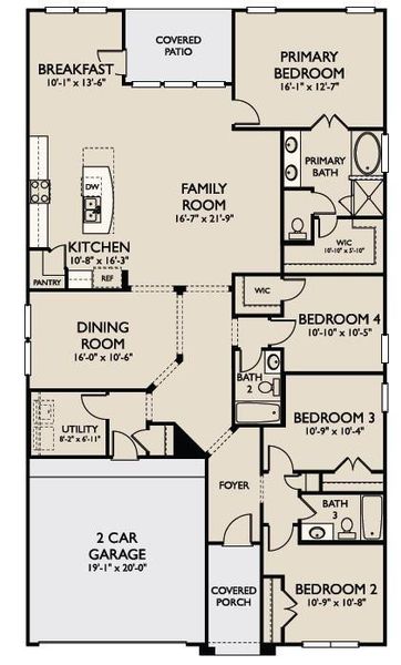 The Avery Floor Plan