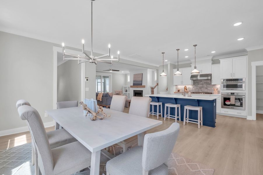 Representative furnished interior of a home built from the The Wisteria by RobuckHomes in East & Mason, Wilmington (Image 50).