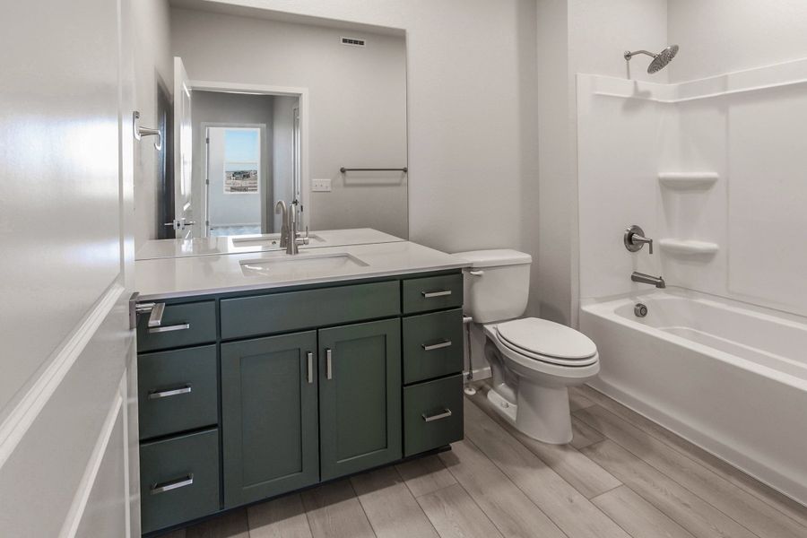 Furnished interior view inside a new home in Prairie Song, Windsor (Image 20).