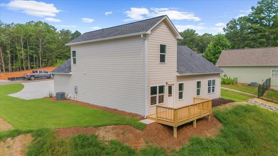 Exterior details and patio area of a home in , Dahlonega (Image 25). Exterior details and patio area of a home in , Dahlonega (Image 25).