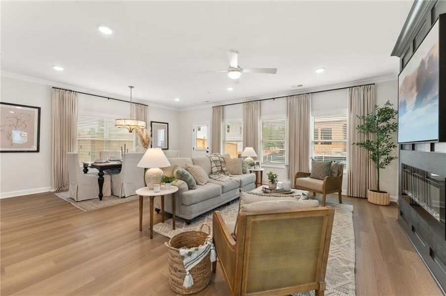 Furnished interior view inside a new home in Winsome Park, Woodstock (Image 23). Furnished interior view inside a new home in Winsome Park, Woodstock (Image 23).