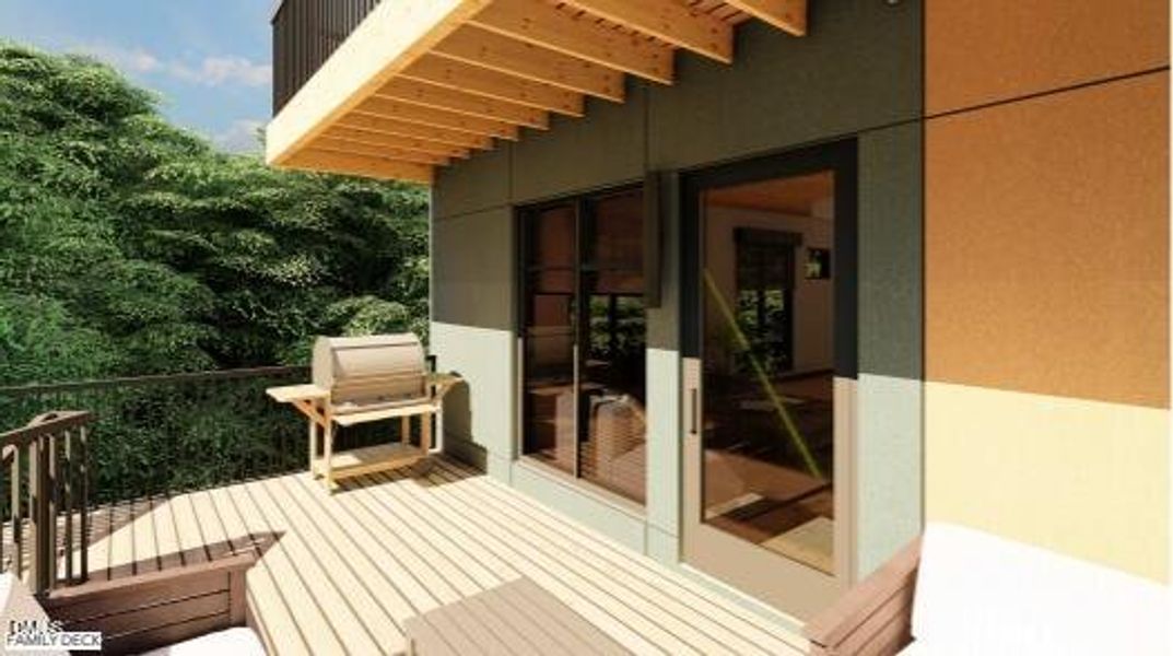 Exterior Rendering 7 - Deck