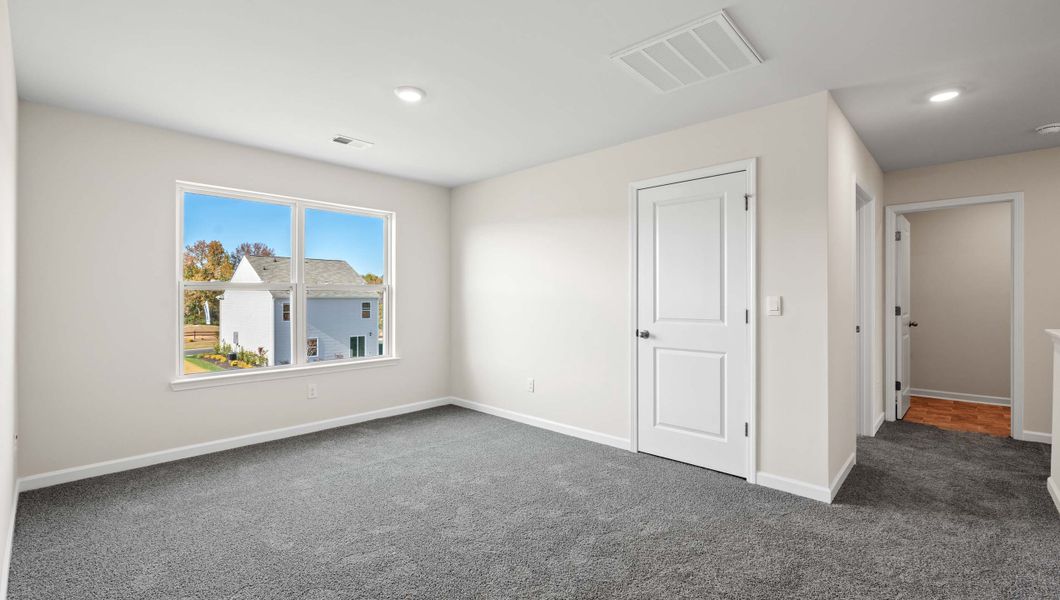 Spacious, unfurnished interior of a new home in Foxbank, Gray Court (Image 24). Spacious, unfurnished interior of a new home in Foxbank, Gray Court (Image 24).
