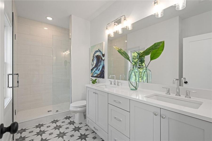 Furnished interior view inside a new home in , Hapeville (Image 14).