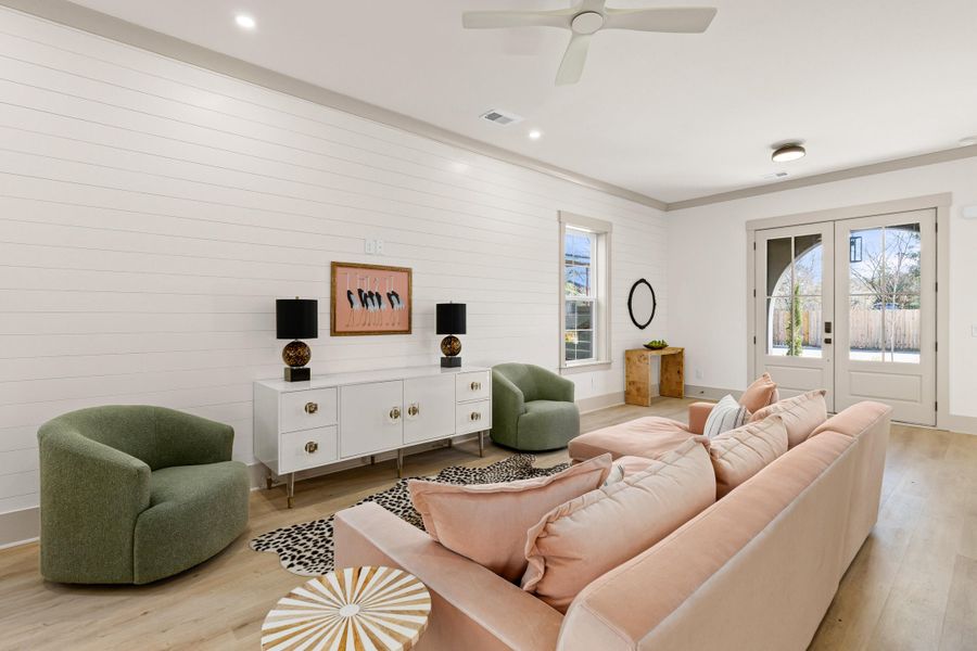 Furnished interior view inside a new home in , Charleston (Image 10). Furnished interior view inside a new home in , Charleston (Image 10).