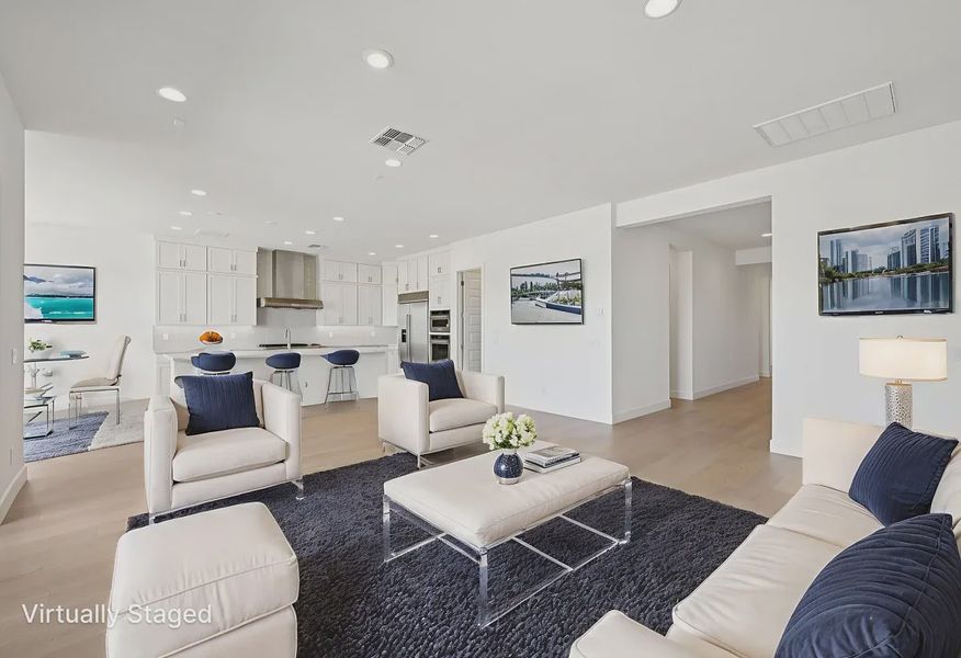 Great Room Virtually Staged - 3 of 19