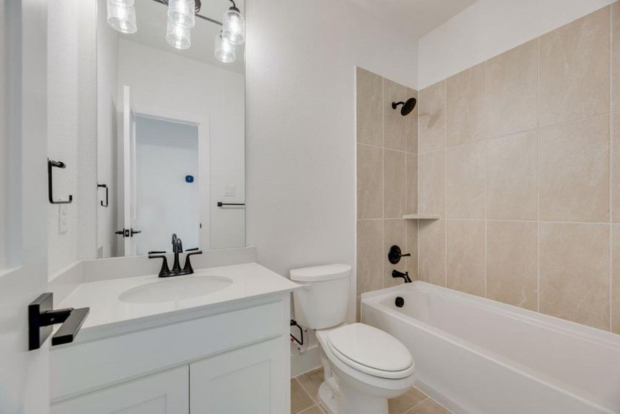 Furnished interior view inside a new home in Walton Ridge, Corinth (Image 17). Furnished interior view inside a new home in Walton Ridge, Corinth (Image 17).