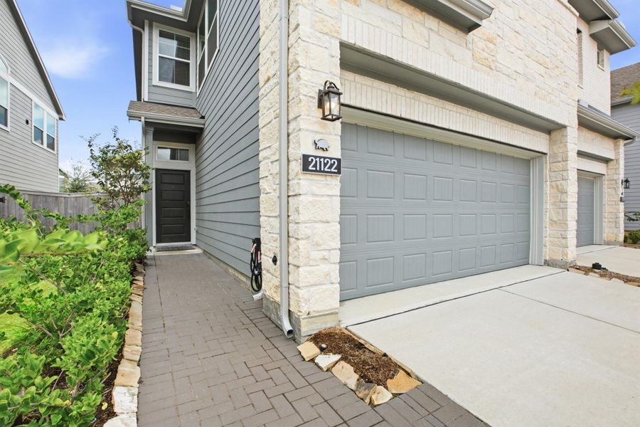 Exterior details and patio area of a home in , Cypress (Image 28).