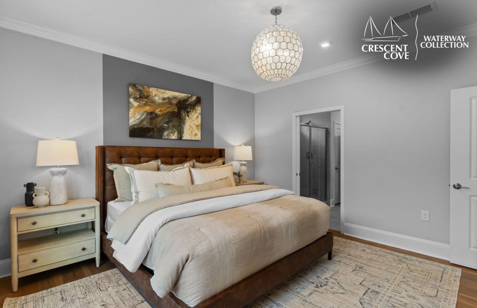 Representative furnished interior of a home built from the Stardom - Waterway Collection by Pulte Homes in Crescent Cove, Myrtle Beach (Image 19).