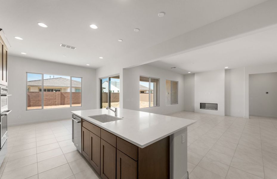 Furnished interior view inside a new home in Artisan at Asante, Surprise (Image 15).
