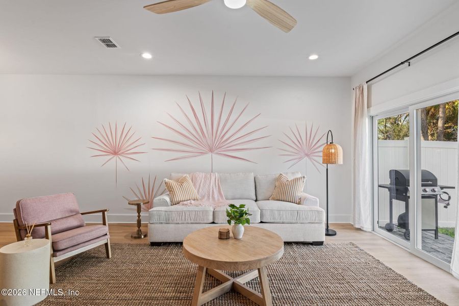 Furnished interior view inside a new home in , Jacksonville Beach (Image 19). Furnished interior view inside a new home in , Jacksonville Beach (Image 19).