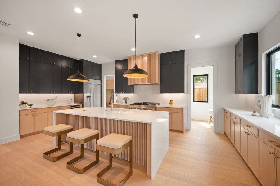 Furnished interior view inside a new home in , Dallas (Image 6).