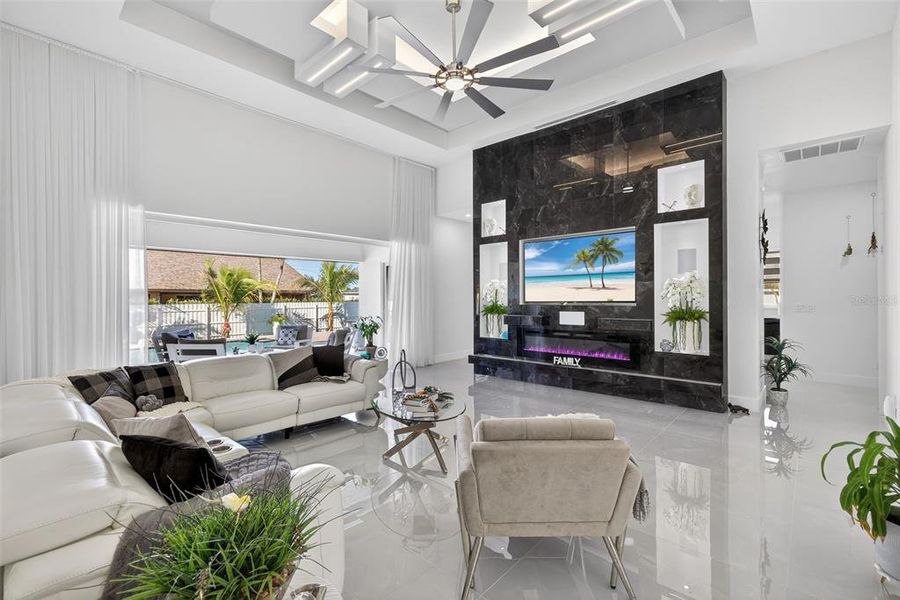 Furnished interior view inside a new home in , Cape Coral (Image 11).