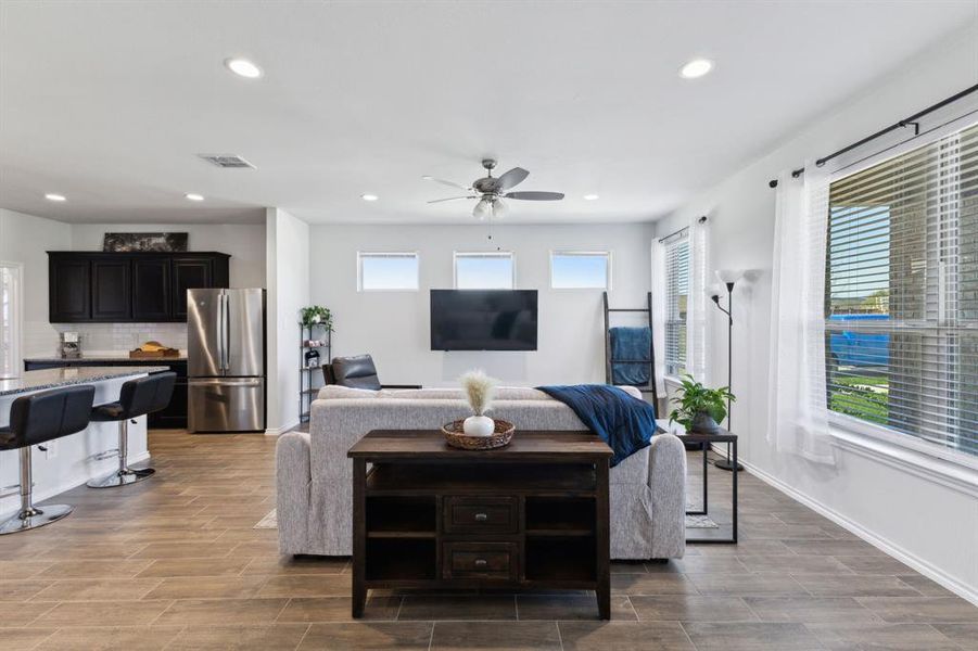 Furnished interior view inside a new home in Solterra, Mesquite (Image 17). Furnished interior view inside a new home in Solterra, Mesquite (Image 17).