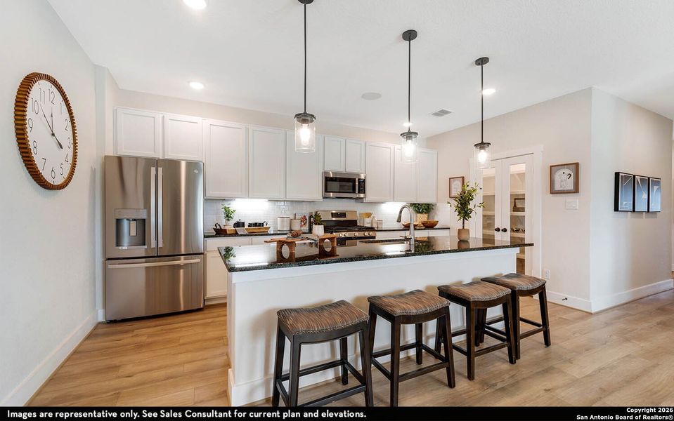 Furnished interior view inside a new home in Morgan Meadows, San Antonio (Image 14).