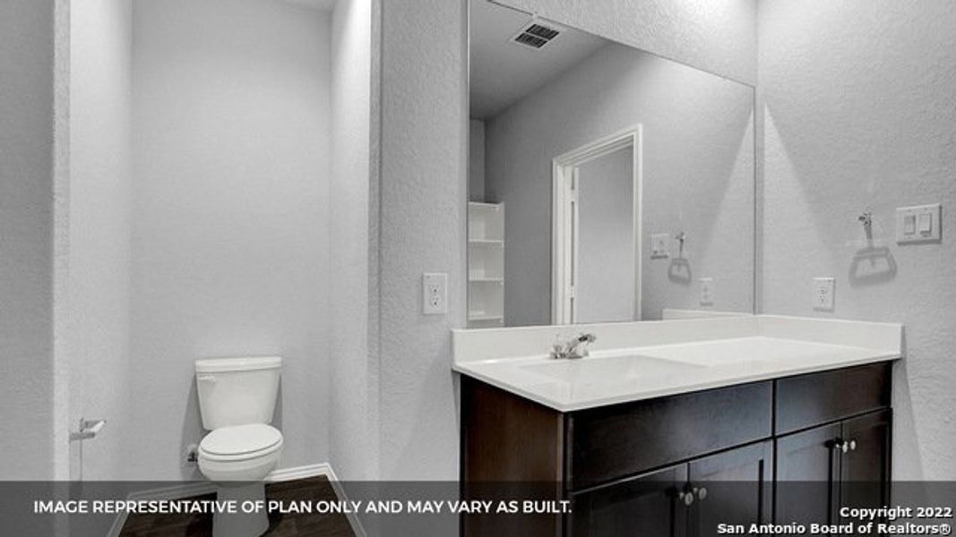 Furnished interior view inside a new home in Brookstone Creek, San Antonio (Image 10).