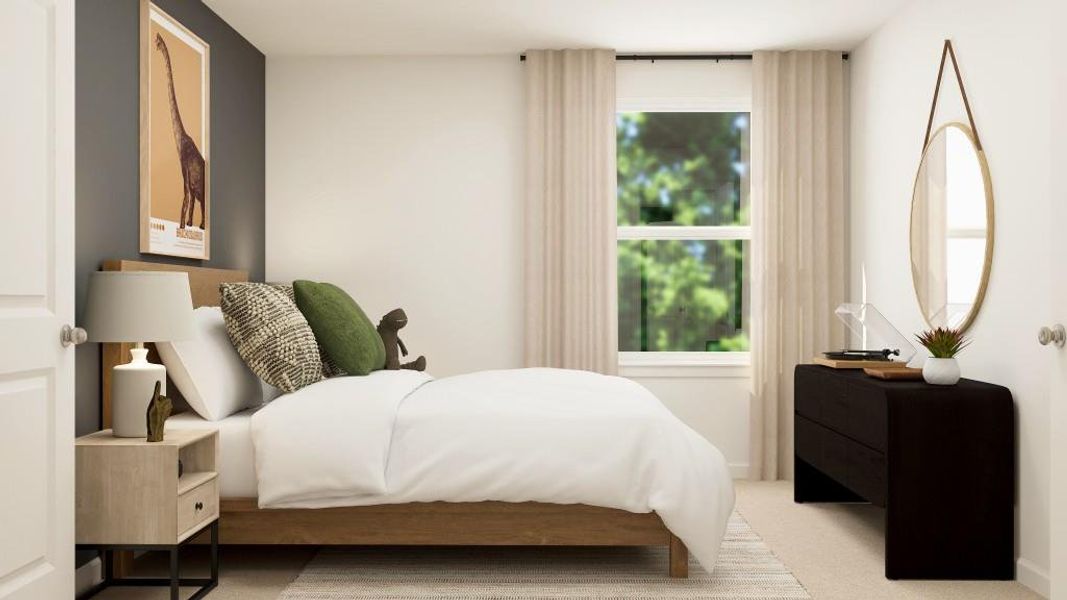 Furnished interior view inside a new home in Millers Pointe, Conyers (Image 9). Furnished interior view inside a new home in Millers Pointe, Conyers (Image 9).