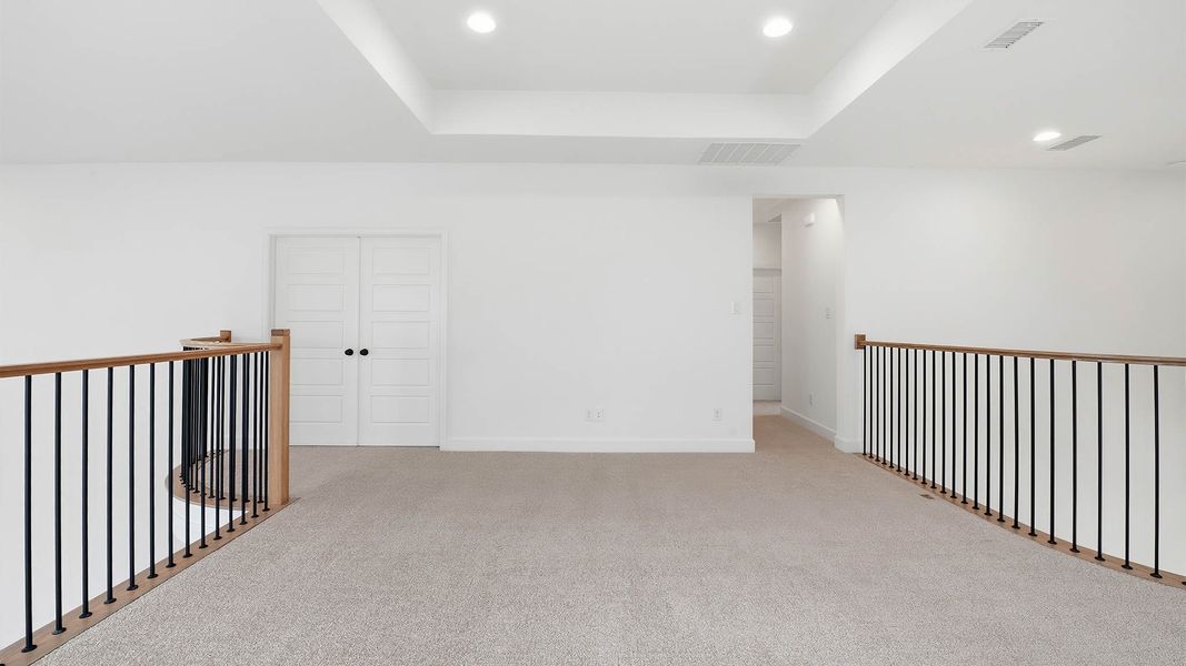 Spacious, unfurnished interior of a new home in Mosaic, Celina (Image 21). Spacious, unfurnished interior of a new home in Mosaic, Celina (Image 21).