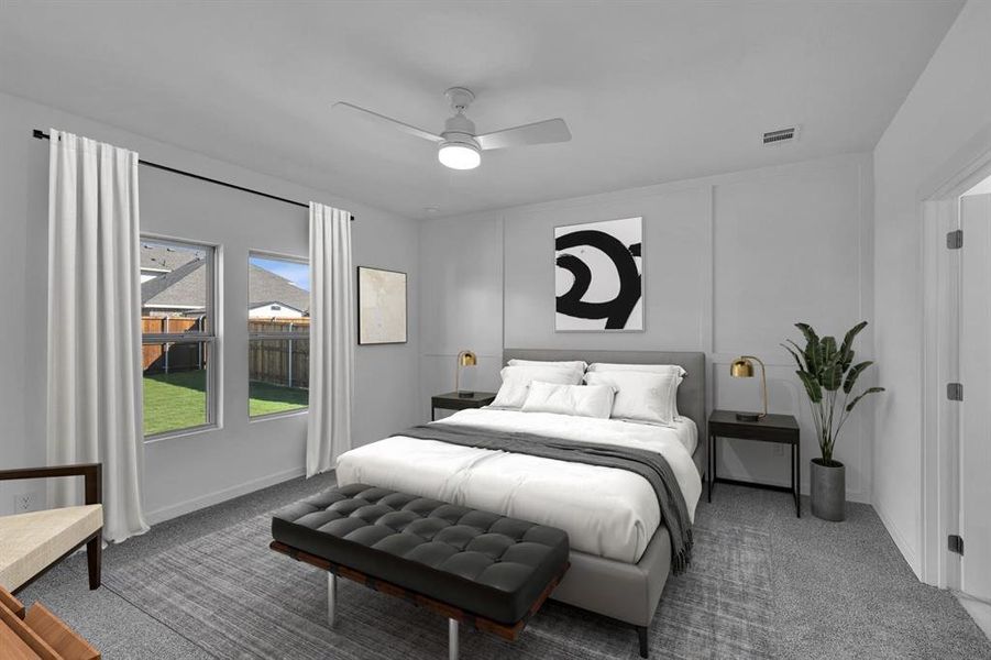 Furnished interior view inside a new home in Rolling Ridge, Van Alstyne (Image 29). Furnished interior view inside a new home in Rolling Ridge, Van Alstyne (Image 29).