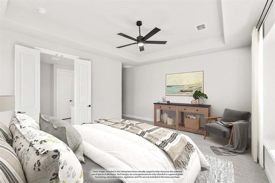 Furnished interior view inside a new home in Crystal Lake Estates, Red Oak (Image 14).