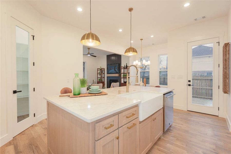 Furnished interior view inside a new home in , McKinney (Image 3).
