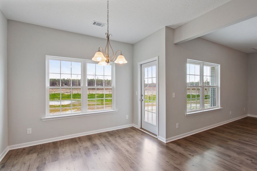 Representative unfurnished interior of a home built from the The Marne With Bonus by RTS Homes in The Village at Sassafras, Allenhurst (Image 15).