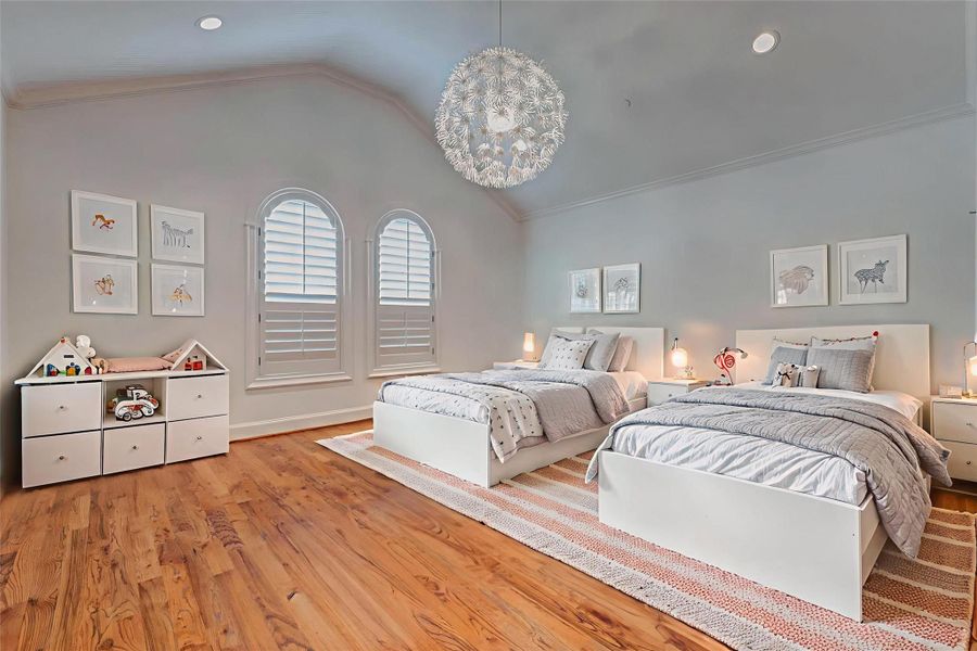 VIRTUALLY STAGED DECOR PHOTO - BEDROOM 4, TWO LARGE CLOSETS