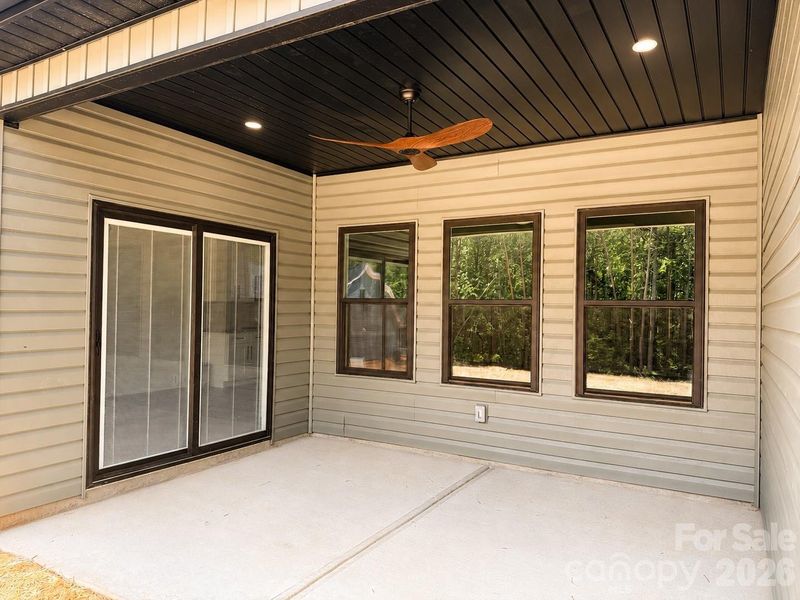 Exterior details and patio area of a home in , Salisbury (Image 3).