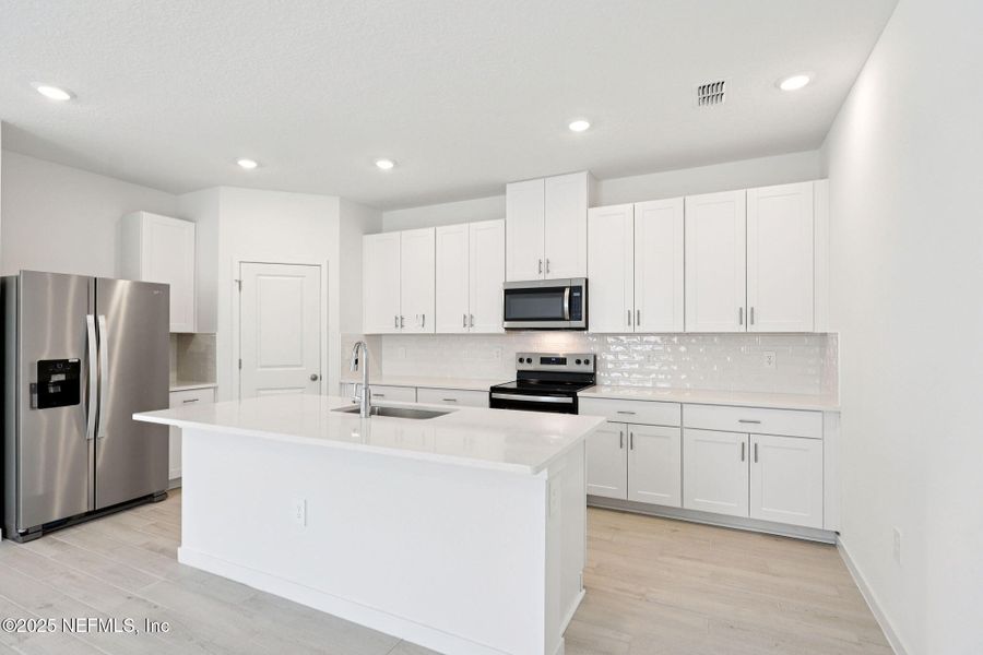 Furnished interior view inside a new home in , Jacksonville (Image 7).