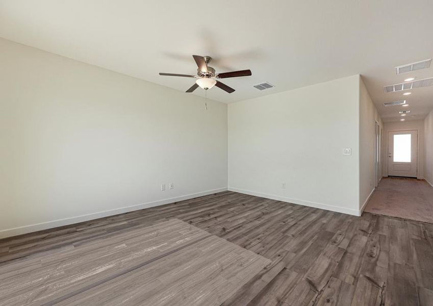 Enjoy time with family in this spacious, open family room.