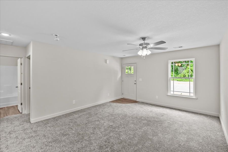 Representative unfurnished interior of a home built from the Elliott by Enchanted Homes in Arcadia Village, Spartanburg (Image 11). Representative unfurnished interior of a home built from the Elliott by Enchanted Homes in Arcadia Village, Spartanburg (Image 11).
