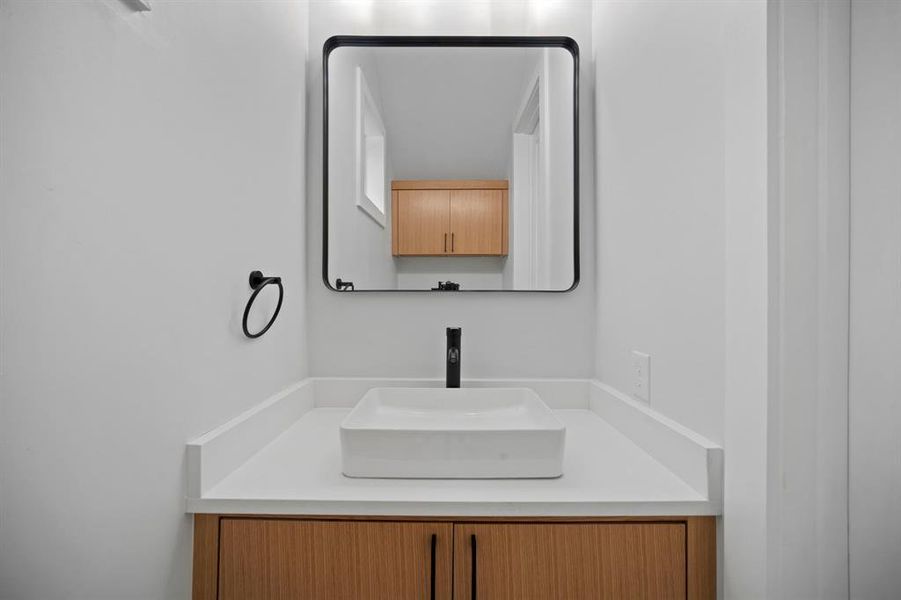 Close-up of interior finishes inside a home in , Dallas (Image 12).