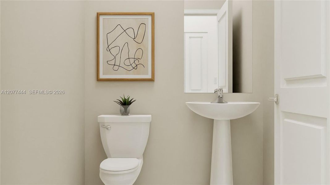 Powder Room. Features may vary and are subject to change. Photos are for illustrative purposes only. Powder Room. Features may vary and are subject to change. Photos are for illustrative purposes only.