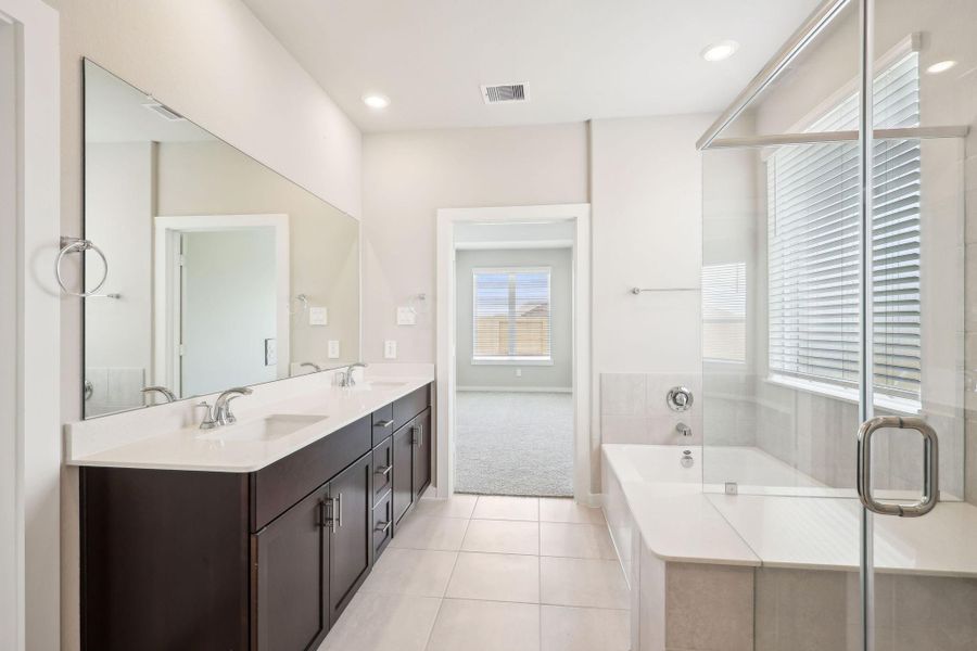 Photo is not of the actual home, but is an inspirational photo of builder’s model home and may depict options, furnishings, and/or decorator features that are not included