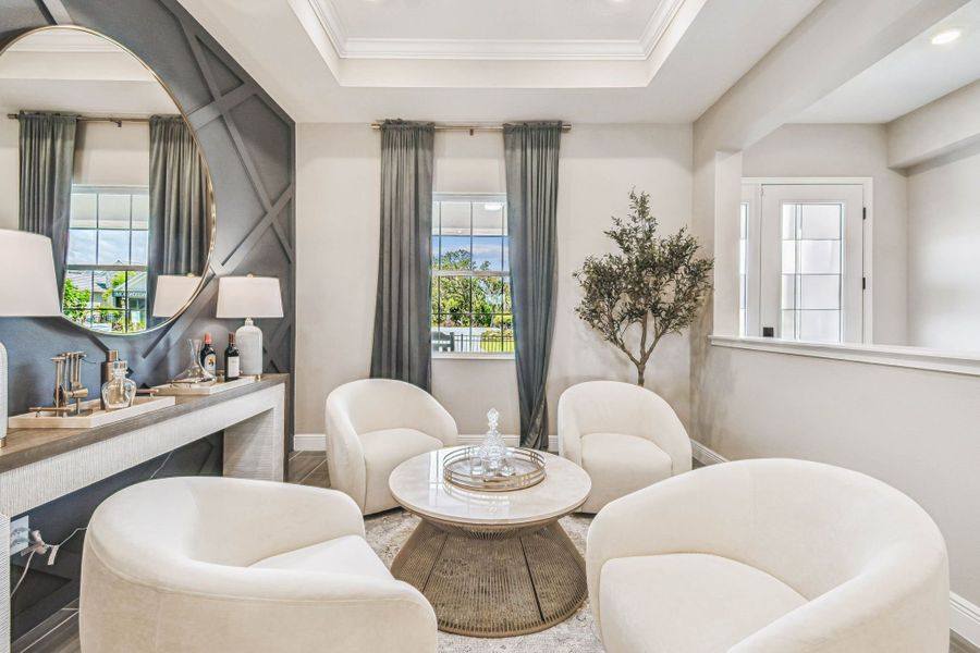 Furnished interior view inside a new home in River Preserve Estates, Parrish (Image 81).