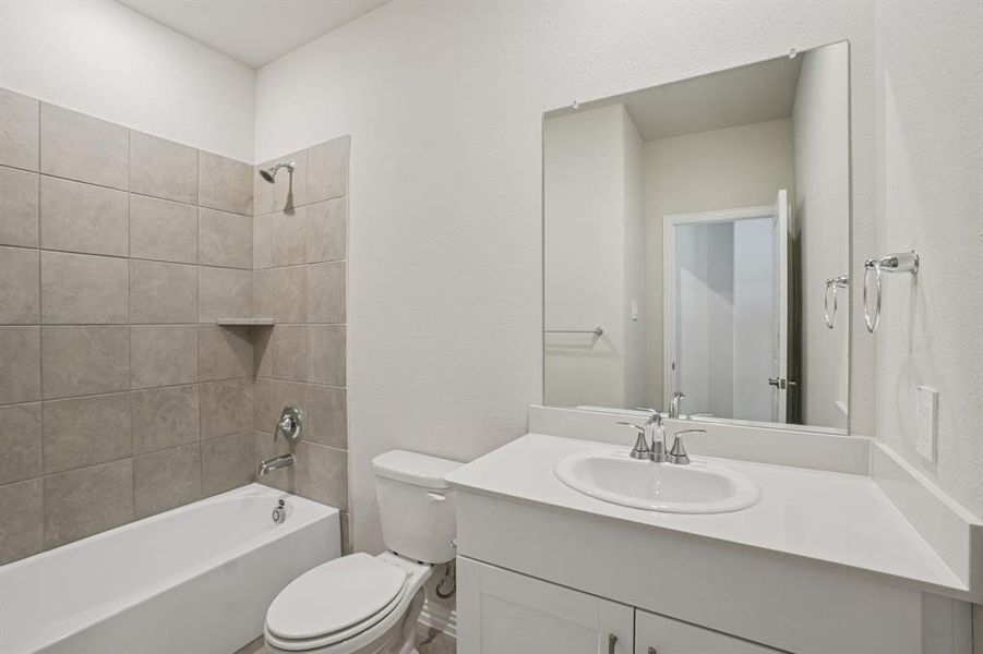 Photo is not of the actual home, but is an inspirational photo of builder’s model home and may depict options, furnishings, and/or decorator features that are not included.