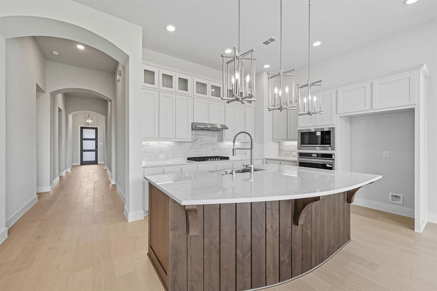 Furnished interior view inside a new home in Trinity Falls, McKinney (Image 20).