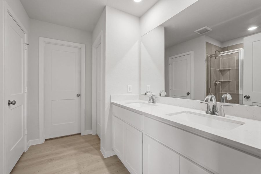 Furnished interior view inside a new home in Lakes at Black Oak, Magnolia (Image 10). Furnished interior view inside a new home in Lakes at Black Oak, Magnolia (Image 10).