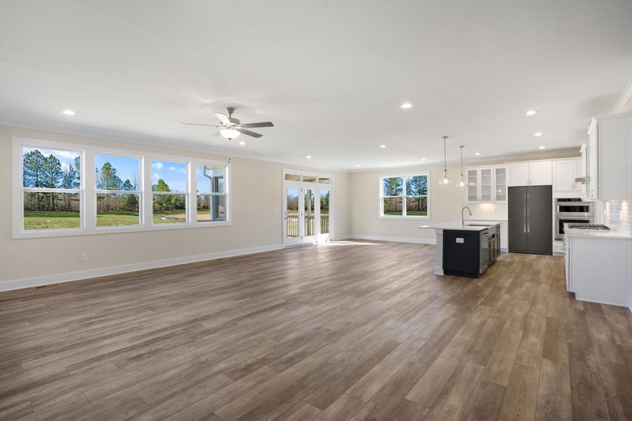 Representative unfurnished interior of a home built from the Olympic by Mattamy Homes in Magnolia Park, Garner (Image 16).